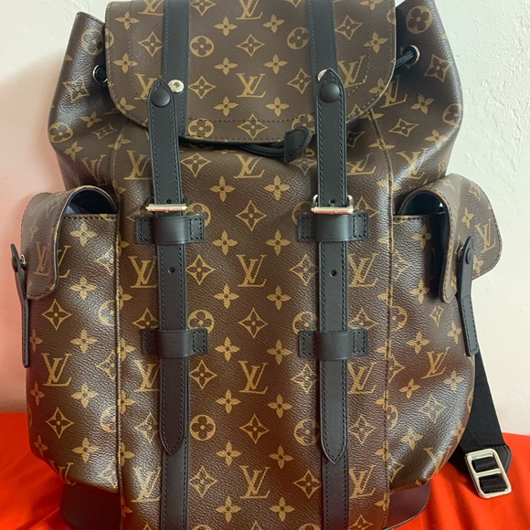 Louis Vuitton Backpack Christopher PM Monogram Macassar Canvas - Picture 7 of 9